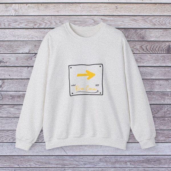 Sudadera de Señal del Camino de Santiago - Cuello Redondo - Image 4