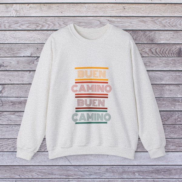 Sudadera del Buen Camino Vintage - Cuello Redondo