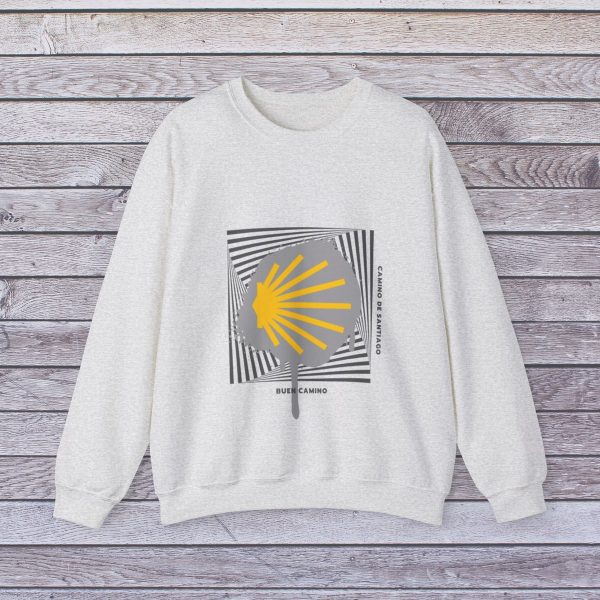 Sudadera pintura del Camino de Santiago - Cuello Redondo - Imagen 5