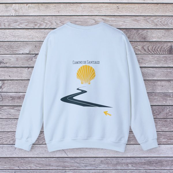 Sudadera de curvas del Camino de Santiago - Cuello Redondo - Imagen 9