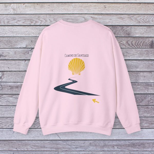 Sudadera de curvas del Camino de Santiago - Cuello Redondo - Imagen 12