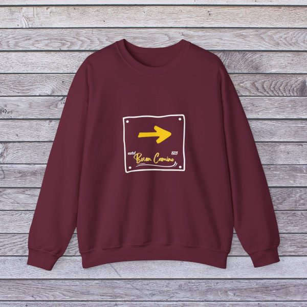 Sudadera de Señal del Camino de Santiago - Cuello Redondo - Image 8