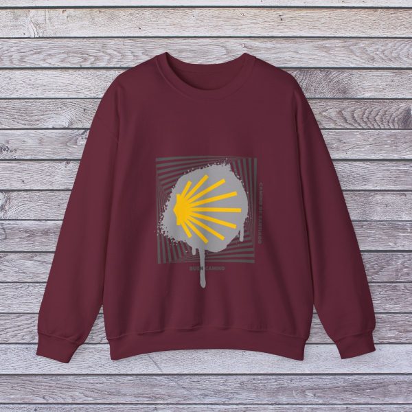 Sudadera pintura del Camino de Santiago - Cuello Redondo - Imagen 10