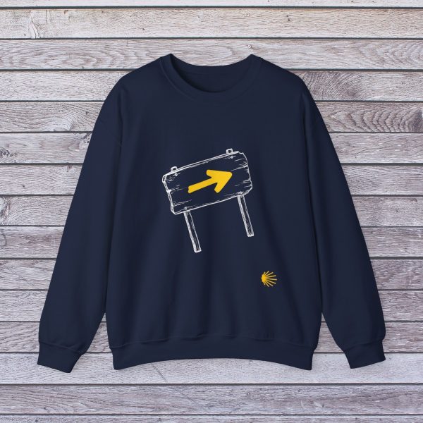 Sudadera Señalización del Camino de Santiago - Cuello Redondo - Imagen 2