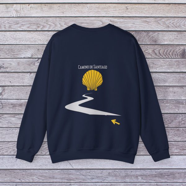 Sudadera de curvas del Camino de Santiago - Cuello Redondo - Imagen 10