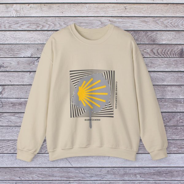 Sudadera pintura del Camino de Santiago - Cuello Redondo - Imagen 6