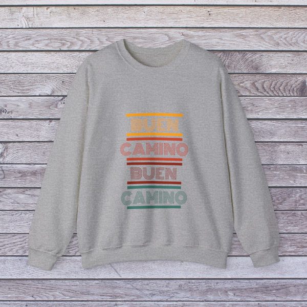 Sudadera del Buen Camino Vintage - Cuello Redondo - Image 5