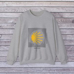 Sudadera pintura del Camino de Santiago - Cuello Redondo