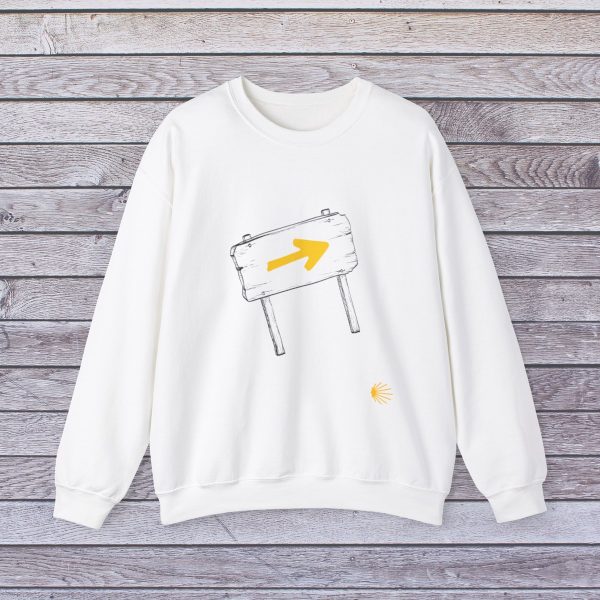 Sudadera Señalización del Camino de Santiago - Cuello Redondo - Imagen 3