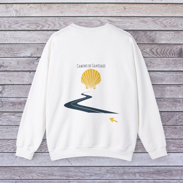 Sudadera de curvas del Camino de Santiago - Cuello Redondo - Imagen 3