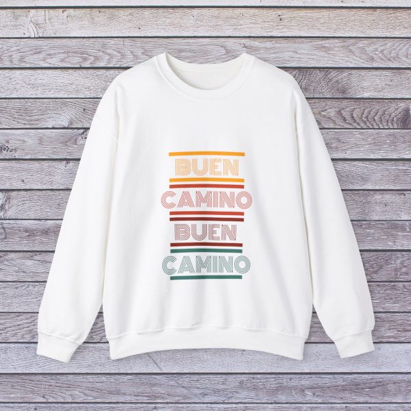 Sudadera del Buen Camino Vintage - Cuello Redondo - Image 2