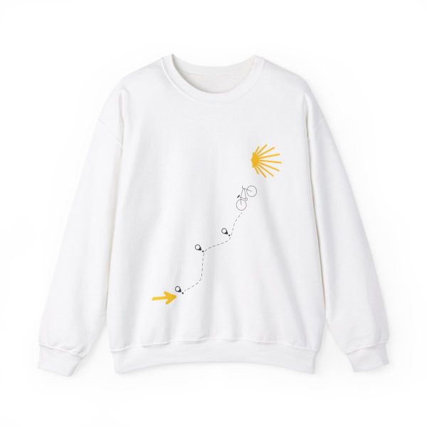 Sudadera Ruta en Bicicleta hacia la Vieira - Cuello redondo - Imagen 4