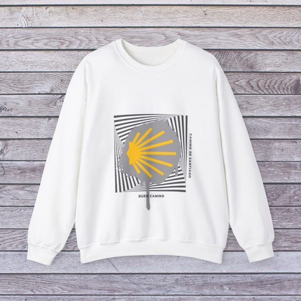 Sudadera pintura del Camino de Santiago - Cuello Redondo - Imagen 4