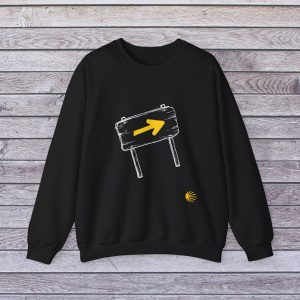 Sudadera Señalización del Camino de Santiago - Cuello Redondo