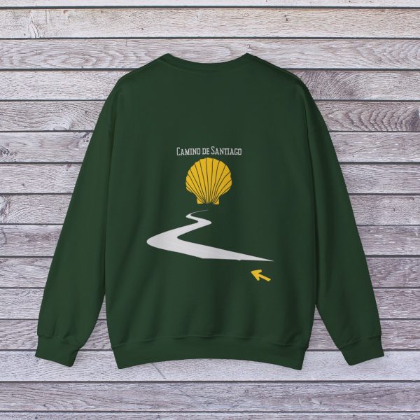 Sudadera de curvas del Camino de Santiago - Cuello Redondo - Imagen 8