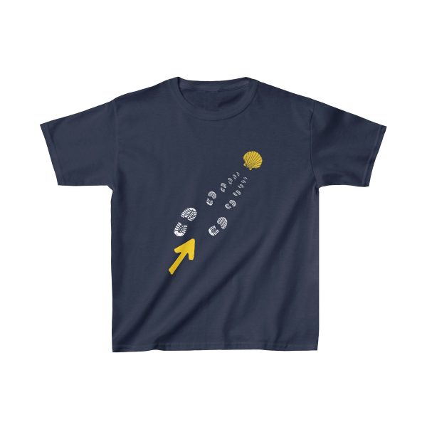 Camiseta Huellas de Botas del Camino de Santiago Para Niños - Image 9