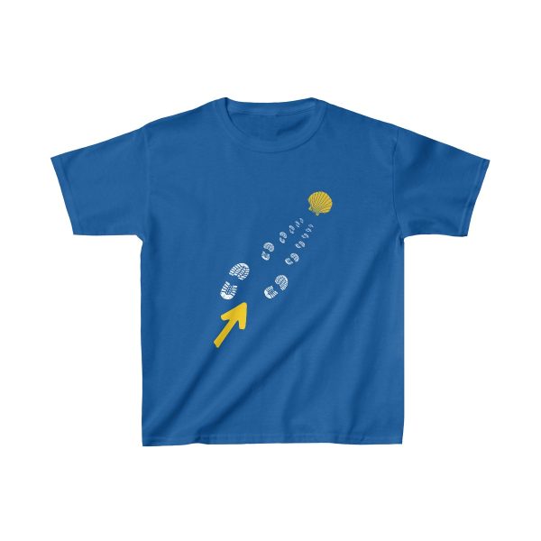 Camiseta Huellas de Botas del Camino de Santiago Para Niños - Image 8