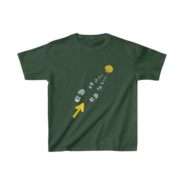 Camiseta Huellas de Botas del Camino de Santiago Para Niños - Image 4