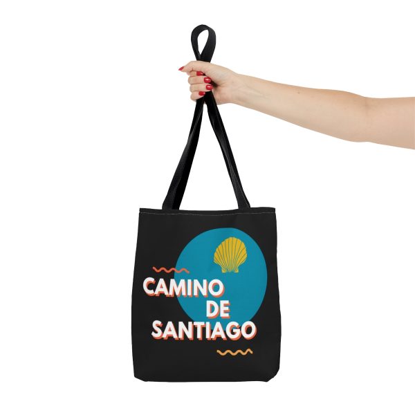 Tote Bag negro Peregrino de Luz - Image 3