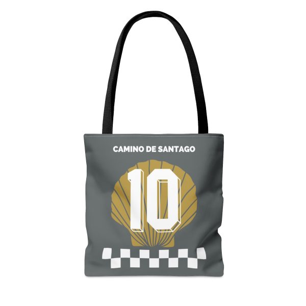 Tote Bag gris Sport del Camino de Santiago - Image 2