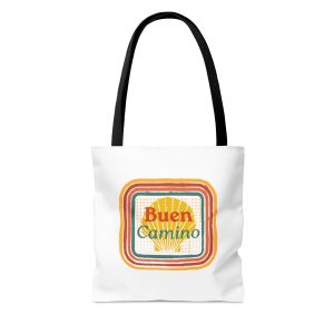 Tote Bag blanco del Buen Camino Retro