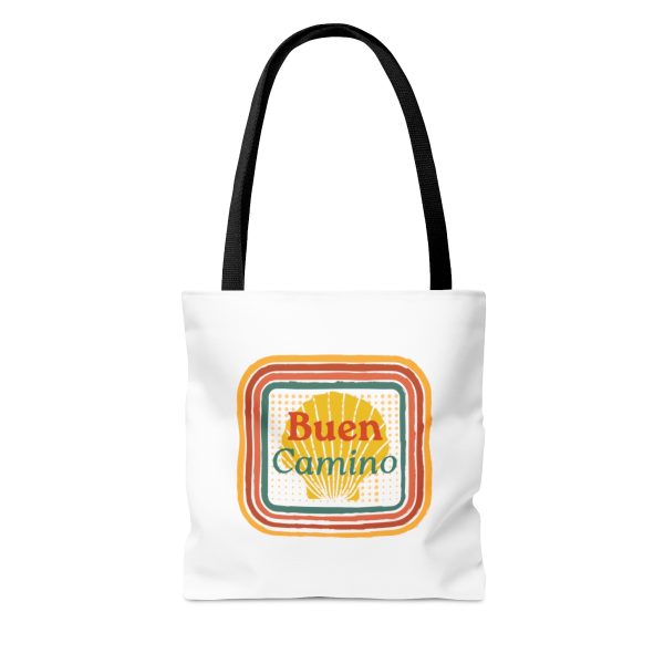 Tote Bag blanco del Buen Camino Retro
