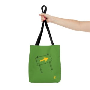 Tote Bag verde Señalización del Camino de Santiago