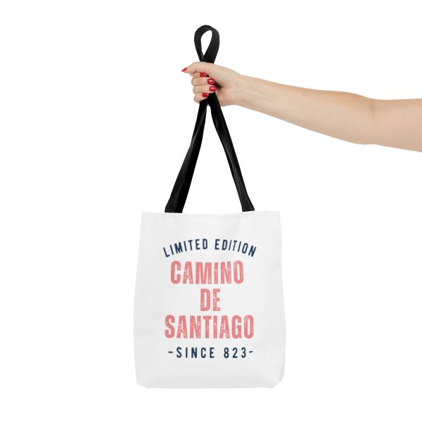Tote Bag blanco Denim del Camino de Santiago - Image 3
