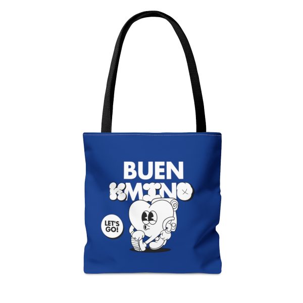 Tote Bag azul "Let's Go" del Camino de Santiago - Image 2