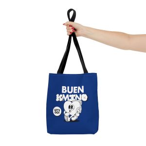 Tote Bag azul "Let's Go" del Camino de Santiago