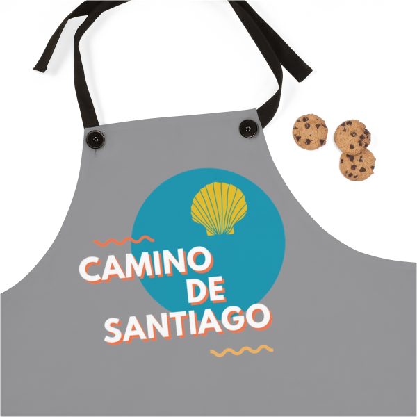 Delantal del Camino de Santiago, Souvenir del Camino de Santiago en circulo - Image 3