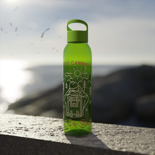 Botella de agua de Tritan para el Camino de Santiago, mirando a las montañas hacia la Vieira - Image 12