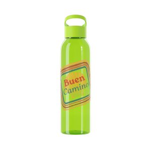 Botella de agua de Tritan para el Camino de Santiago, "Buen Camino" Vintage