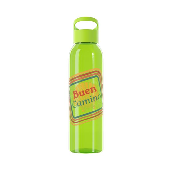 Botella de agua de Tritan para el Camino de Santiago, "Buen Camino" Vintage