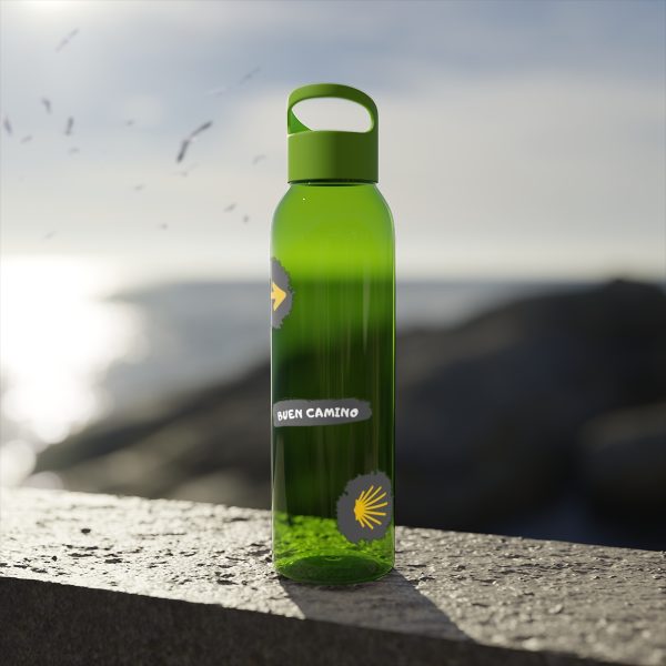 Botella de agua de Tritan para el Camino de Santiago, trazos de pintura hacia la Vieira - Image 12