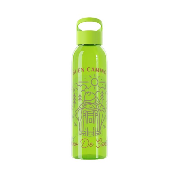 Botella de agua de Tritan para el Camino de Santiago, mirando a las montañas hacia la Vieira - Image 7