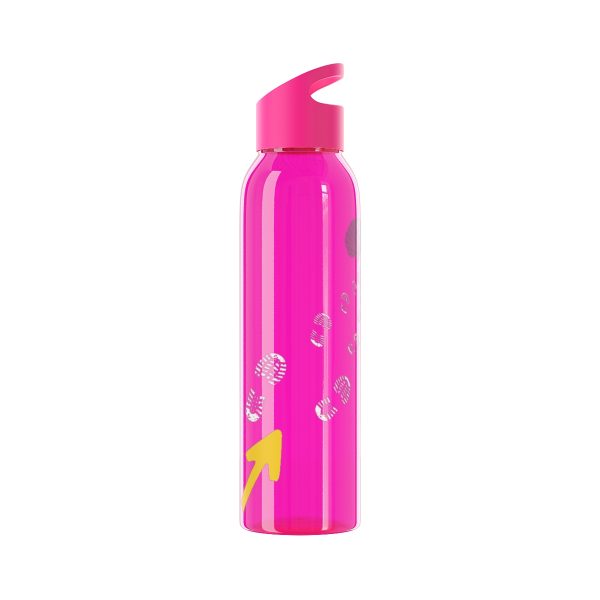 Botella de agua de Tritan para el Camino de Santiago, Huellas de bota hacia la Vieira - Image 9
