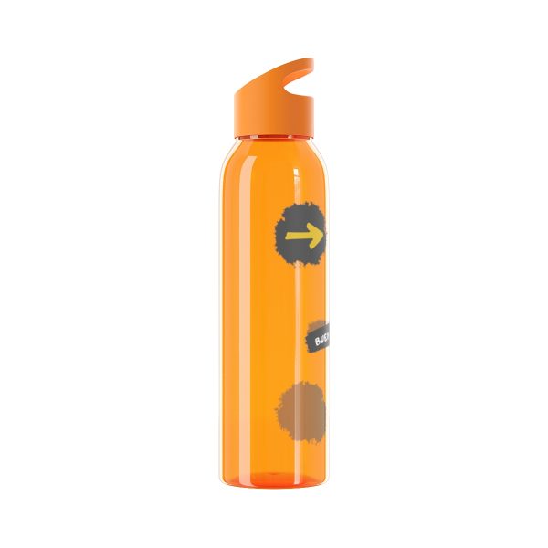Botella de agua de Tritan para el Camino de Santiago, trazos de pintura hacia la Vieira - Image 15