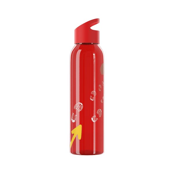 Botella de agua de Tritan para el Camino de Santiago, Huellas de bota hacia la Vieira - Image 15