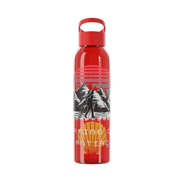 Botella de agua de Tritan para el Camino de Santiago, Caminando sobre las montañas hacia la Vieira - Image 13