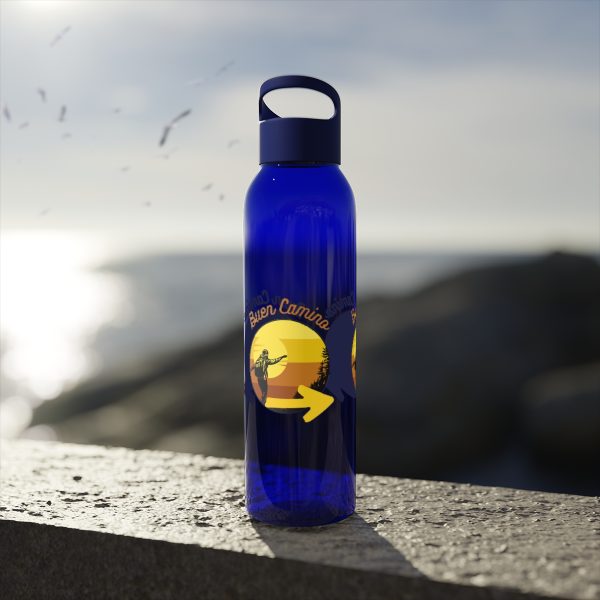 Botella de agua de Tritan para el Camino de Santiago,