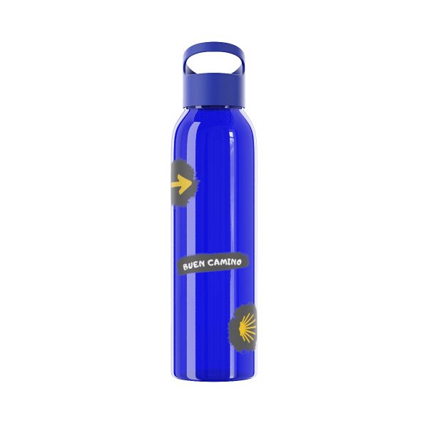 Botella de agua de Tritan para el Camino de Santiago, trazos de pintura hacia la Vieira - Image 19