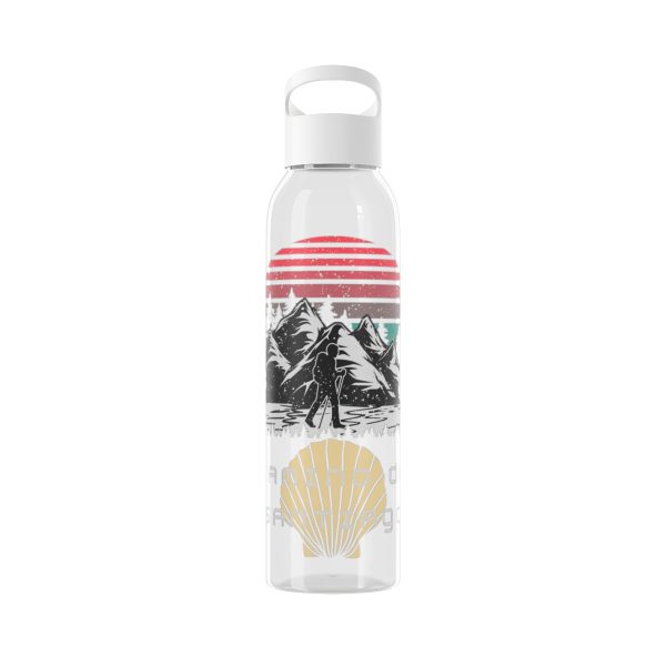 Botella de agua de Tritan para el Camino de Santiago, Caminando sobre las montañas hacia la Vieira - Image 25