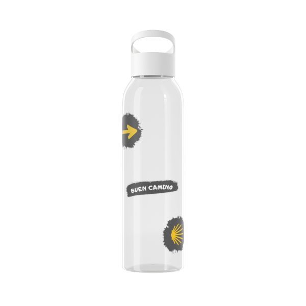 Botella de agua de Tritan para el Camino de Santiago, trazos de pintura hacia la Vieira - Image 25