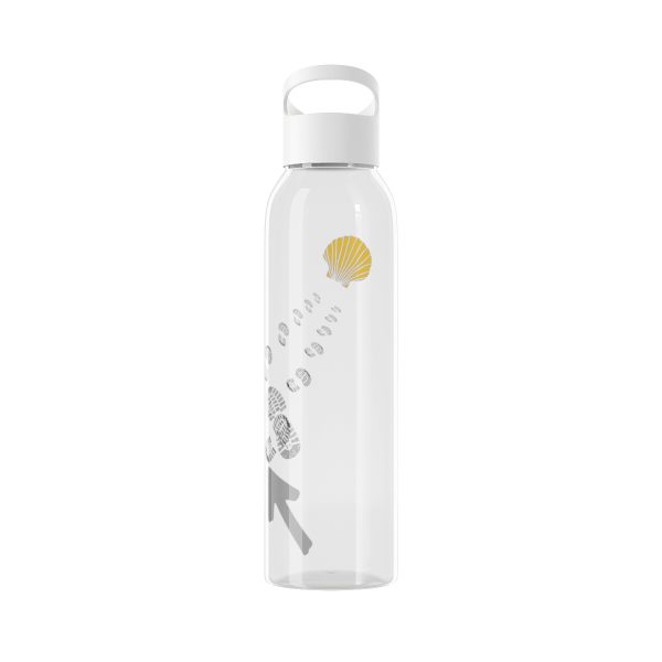 Botella de agua de Tritan para el Camino de Santiago, Huellas de bota hacia la Vieira - Image 2