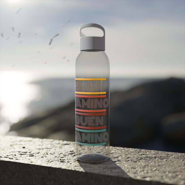 Botella de agua de Tritan de "Buen Camino" Vintage