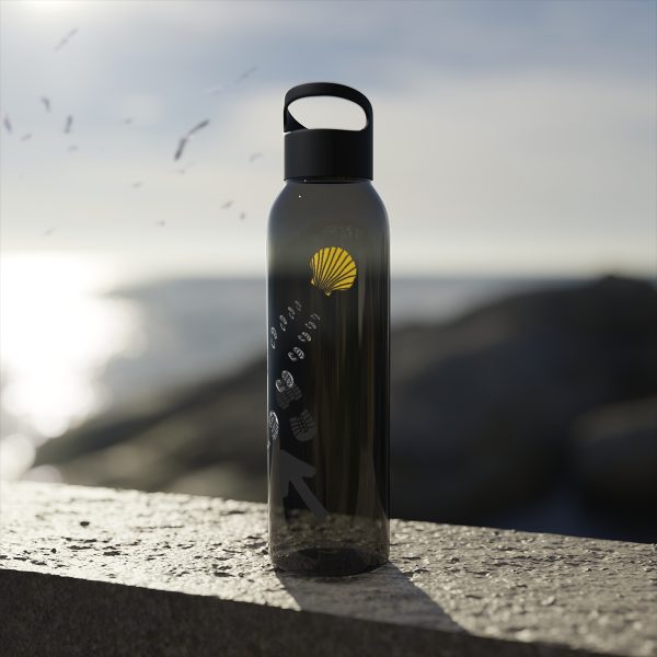 Botella de agua de Tritan para el Camino de Santiago, Huellas de bota hacia la Vieira - Image 30