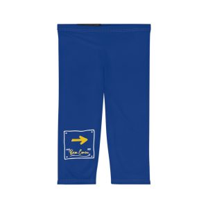 Capri Leggings de Mujer del Camino de Santiago, con cartel de Buen Camino