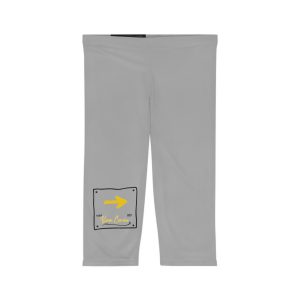 Capri Leggings de Mujer del Camino de Santiago, con cartel de Buen Camino