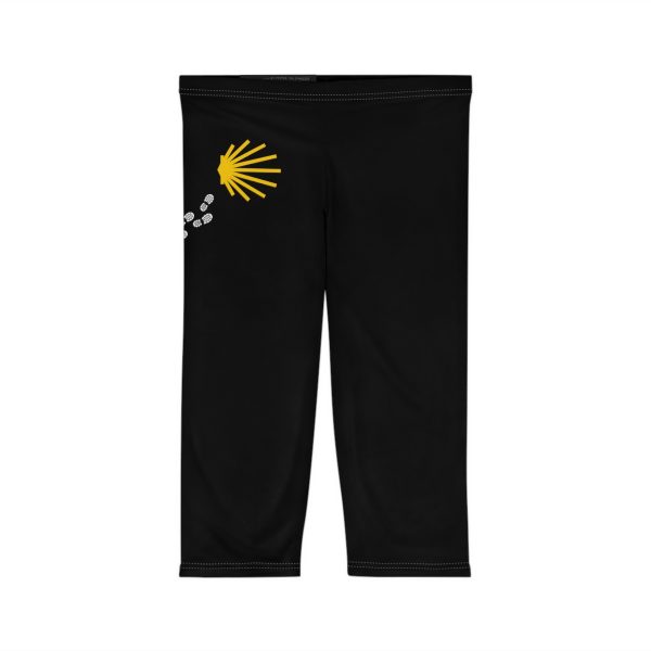 Capri Leggings de Mujer de Huellas hacia la Vieira del Camino de Santiago,